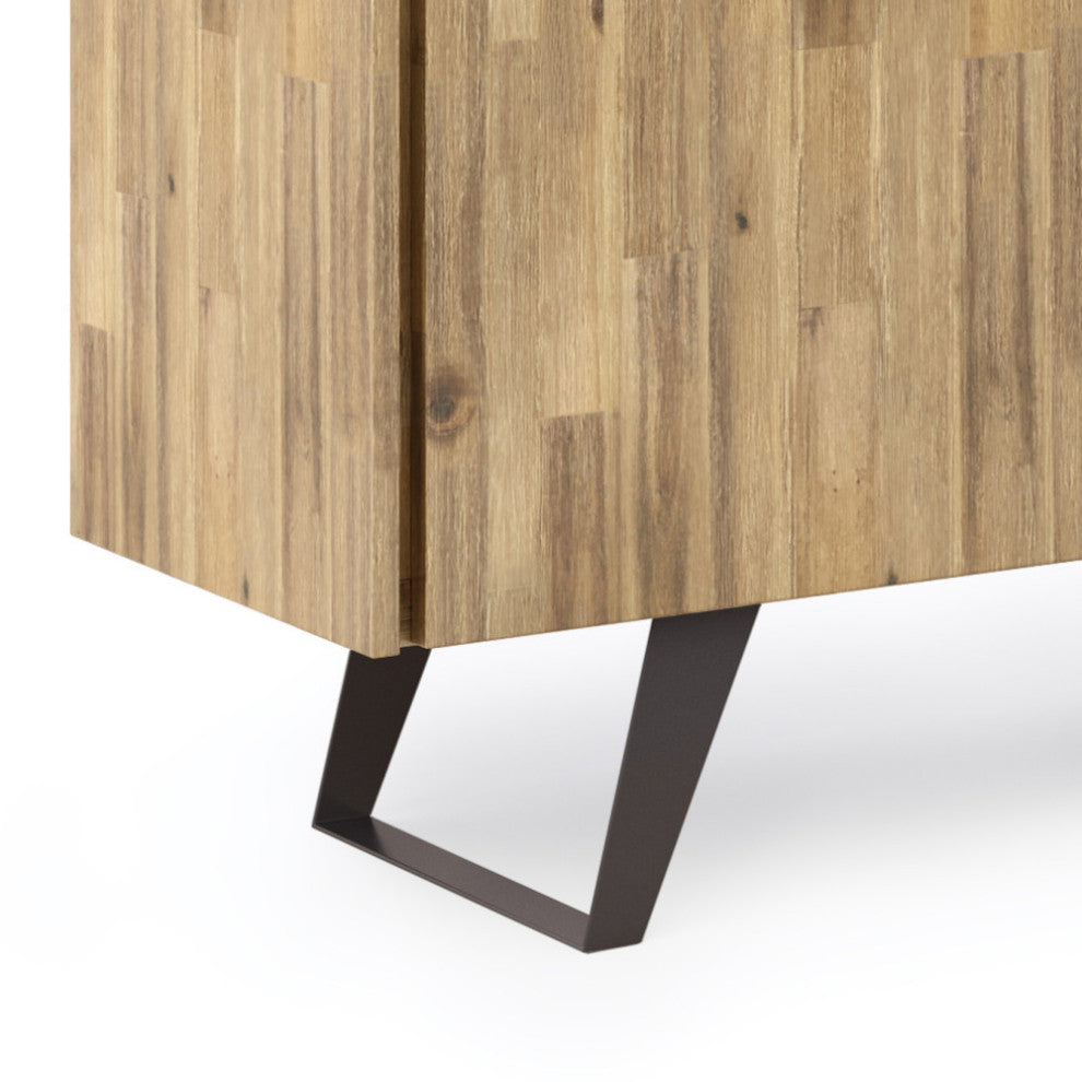 Lowry Sideboard Buffet, Distressed Golden Wheat