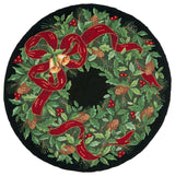 Safavieh Vintage Posters Collection, VP323 Rug, Black/Green, 6' Round