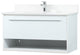 Elegant Decor Roman Bathroom Vanity White