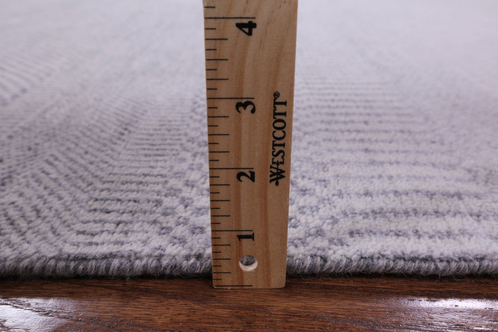 8' 1" X 10' 1" Savannah Gabbeh Wool and Silk Area Rug Q4549