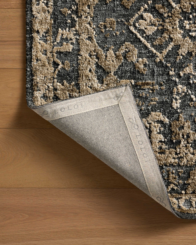 Loloi Percival Denim /Granite 2'-6" x 7'-6" Runner Rug