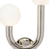 Happy Sconce Left Side, Nickel