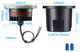 24-Pack 6W Well Lights LED Low Voltage 12-24V, In-Ground Lighting