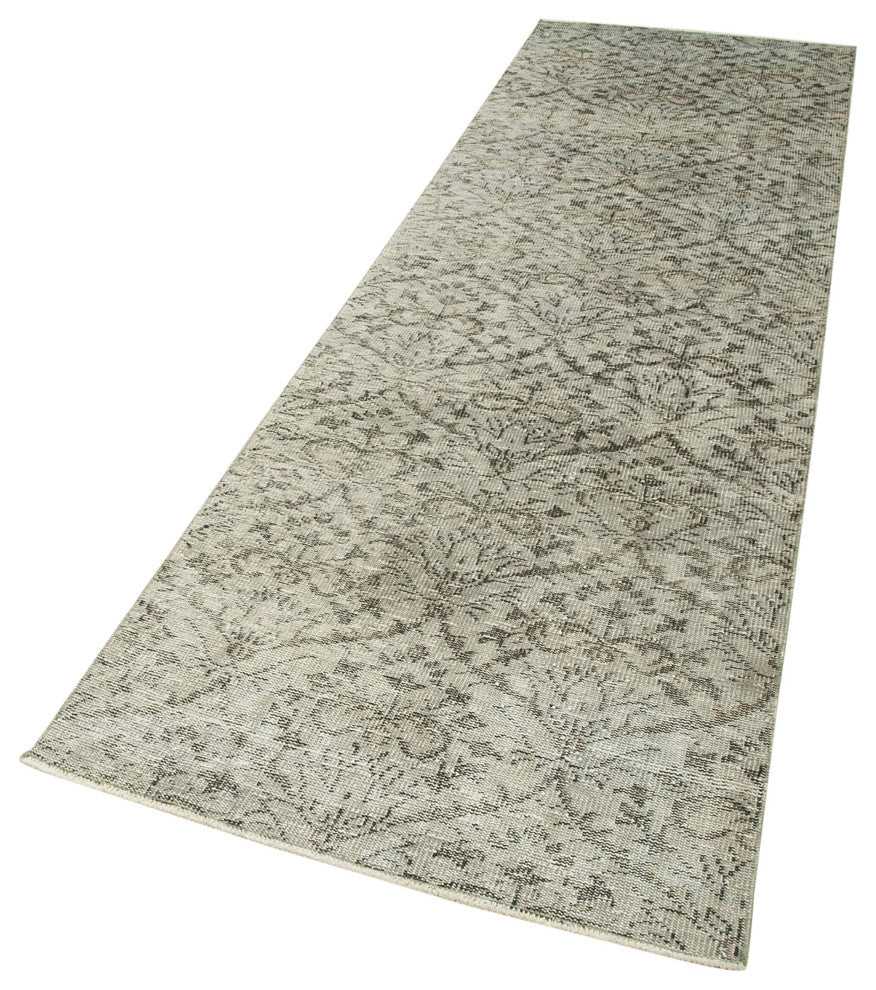 Rug N Carpet - Handmade Oriental 3' 0" x 10' 0" Contemporary Kitchen Runner Rug