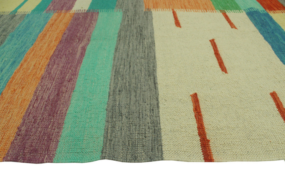 Winchester Kilim Nafi Rust/Ivory Rug, 6'8x9'10