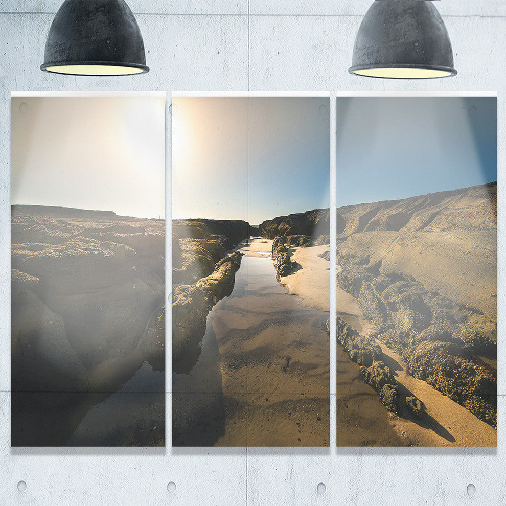 "Beautiful Landscape at Norah Head" Metal Wall Art, 3 Panels, 36"x28"