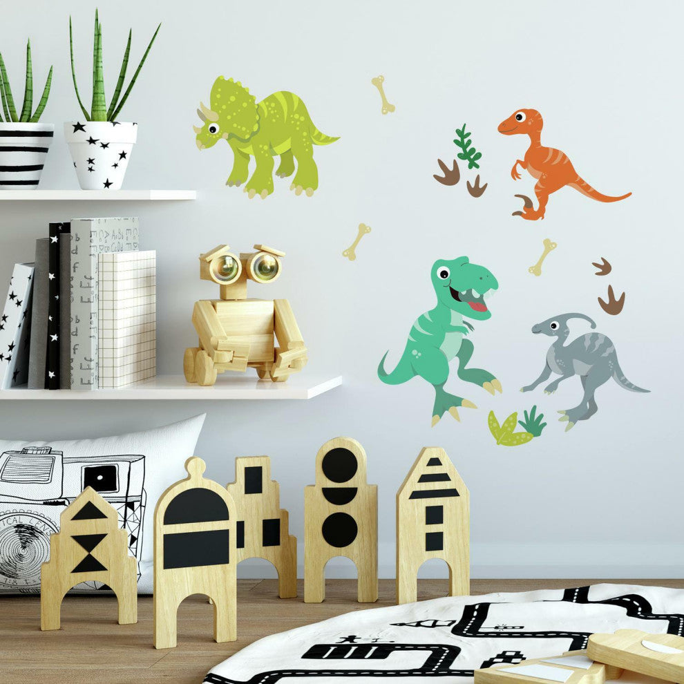 Friendly Dinosaur Peel And Stick Wall Decals