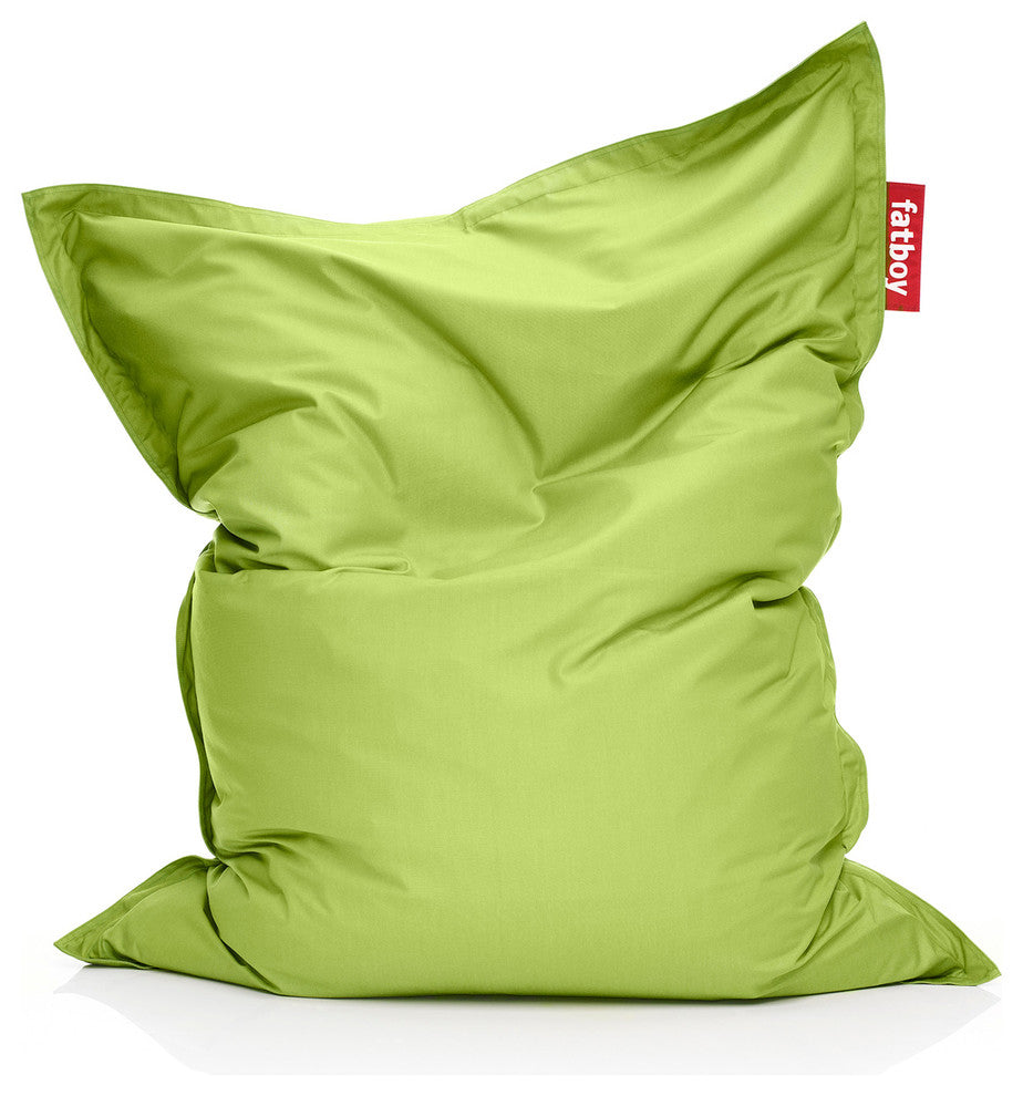 Fatboy Outdoor Modern Bean Bag Chair, Sunbrella Outer Shell, Cytrus