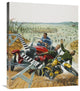 "One US Seaman, 32, 000 Japanese" Canvas by Mort Kunstler, 25x30"