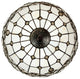Serena d'italia Tiffany Style White Decorative Table Lamp