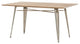 Modrest Ford Modern Wood Dining Table, Gray