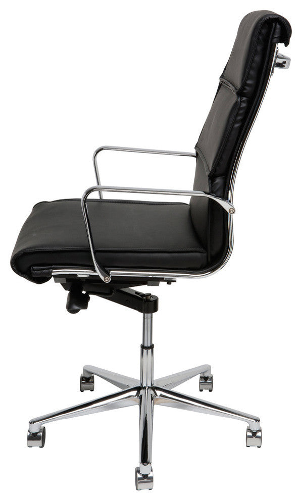 Lucia High Back Office Chair, Black