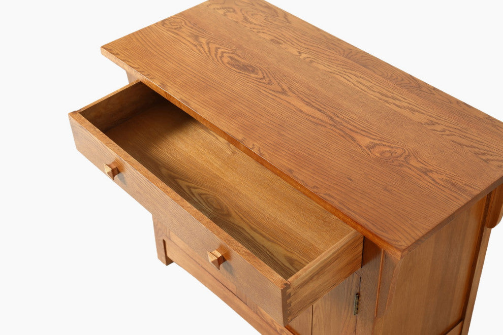 Mission Solid Oak Sideboard Cabinet, Entry Way Console