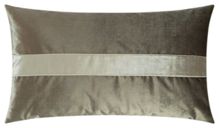 Iridescence Band Lumbar Pillow - Latte