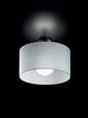 Fog Ceiling Light, White, 19.68"
