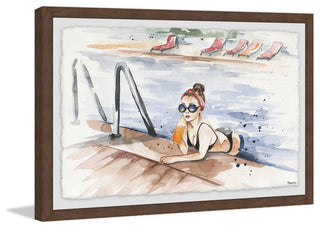 "Freshen Up" Framed Painting Print, 36"x24"