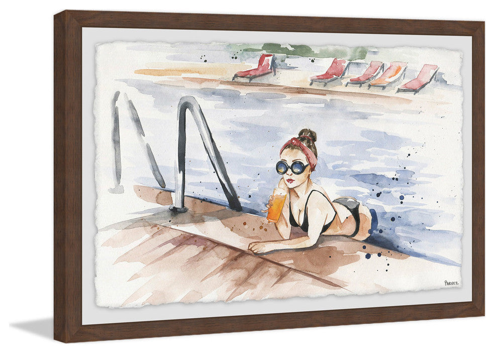 "Freshen Up" Framed Painting Print, 36"x24"