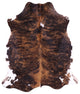 6' 7" X 5' 8" Brindle Natural Cowhide Rug C2317