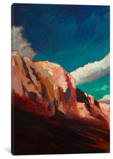 "The Cliffs" by Eddie Barbini, Canvas Print, 26"x18"