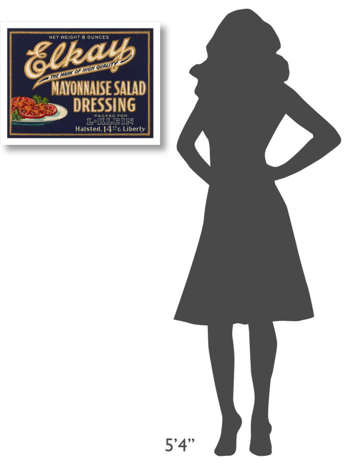 "Elkay Mayonnaise Salad Dressing" Digital Paper Print by Retrolabel, 24"x19"