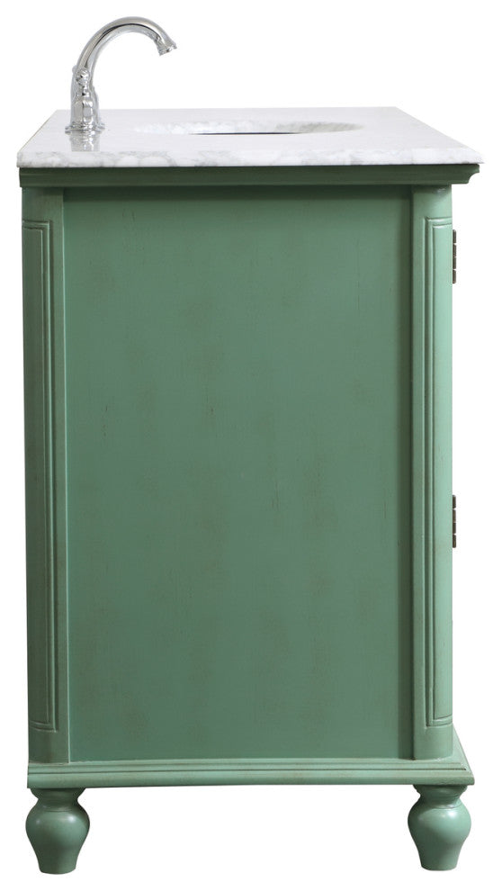 Home Living Single Bathroom Vanity, Vintage Mint, 48"