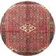 Ahgly Company Indoor Round Traditional Area Rugs, 4' Round
