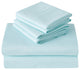 Kathy Ireland 6 Piece Brushed Microfiber Sheet Set, Light Blue, Twin