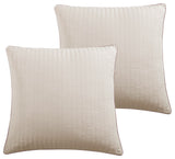 Benzara BM283877 Queen Size Poly Velvet Comforter Set, Foil Pattern, Blush Pink