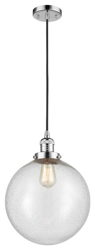 Innovations 201C-BK-G73-CE 1 Light Mini Pendant, Matte Black