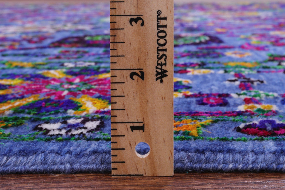 Wool & Silk Persian Hand Knotted Rug 8' 11" X 12' 5" - Q15779