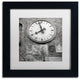 Alan Blaustein ''Il Grande Orologio III'' Art, Black Frame, White Mat, 11x11