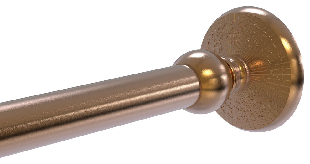 Monte Carlo Shower Curtain Rod Brackets, Brushed Bronze