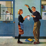 "Cookie Tester" Painting Print on Canvas by George Hughes