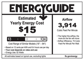 MinkaAire Wave 65 Wave 65" 3 Blade Indoor Ceiling Fan - Distressed Koa