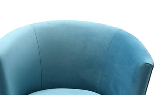 TOV Furniture Noah Lake Blue Swivel Chair