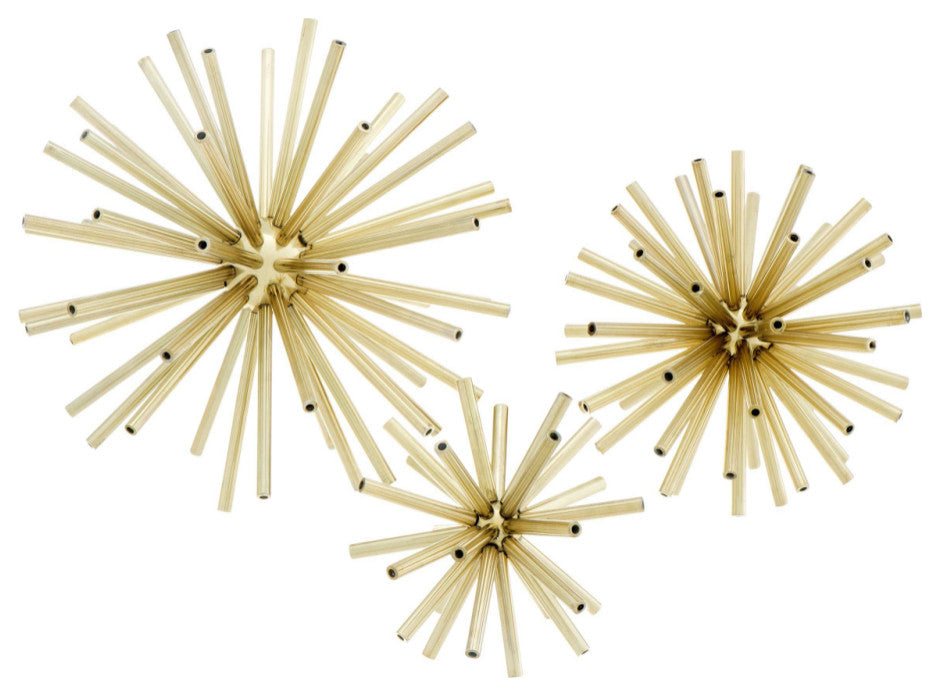 Brass Object Decor (set of 3) | Eichholtz Meteor