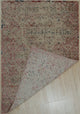 Ivory / Red Contemporary Modern Hand Crafted Area Rug