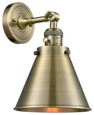 Appalachian 1-Light Sconce, Antique Brass, Antique Brass