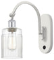 Innovations 518-1W-WPC-G342 1-Light Sconce, White and Polished Chrome