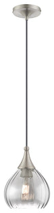 Livex Lighting Brushed Nickel 1-Light Mini Pendant