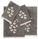 Linum Home Textiles 100% Turkish Cotton MARIPOSA 4PC Embellished Towel Set