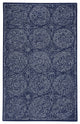 Allure Rectangle Hand Tufted Rug, Indigo, 5'x8'