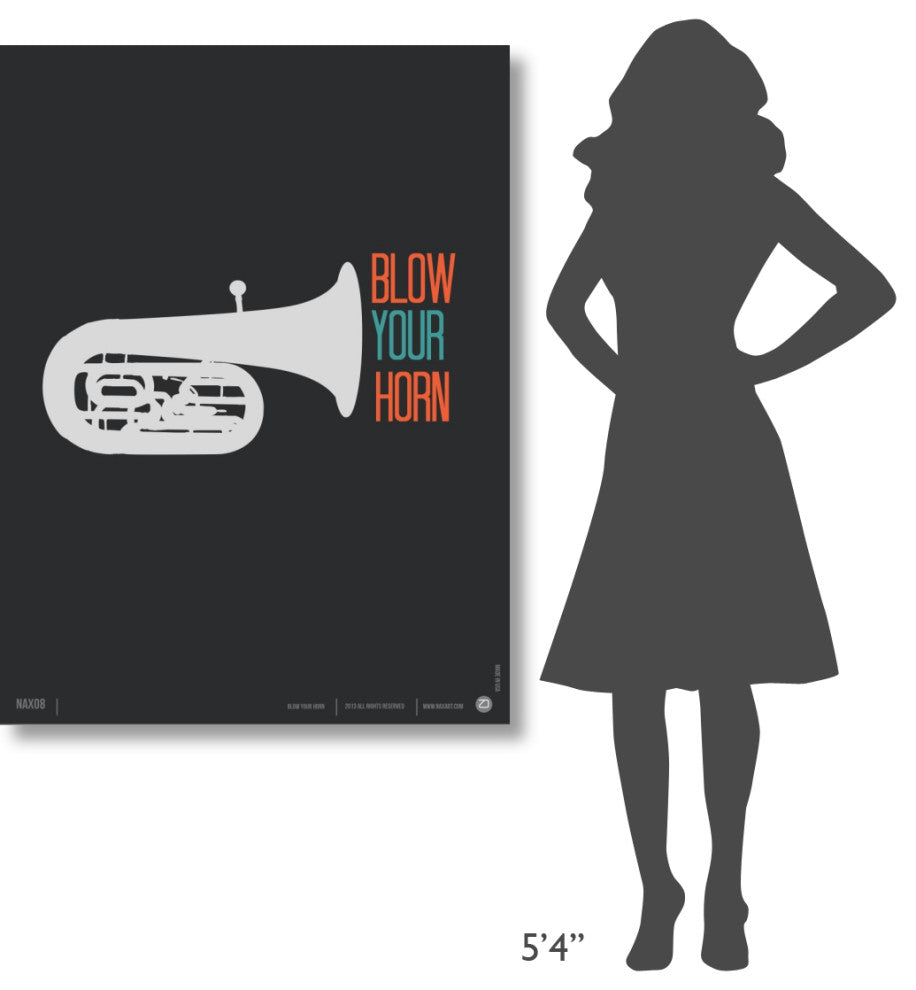 "Blow Your Horn" Poster Fine Art Print