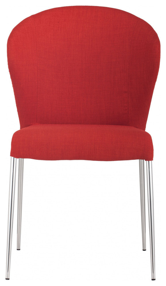 Oulu Dining Chair, Set of 4 Tangerine