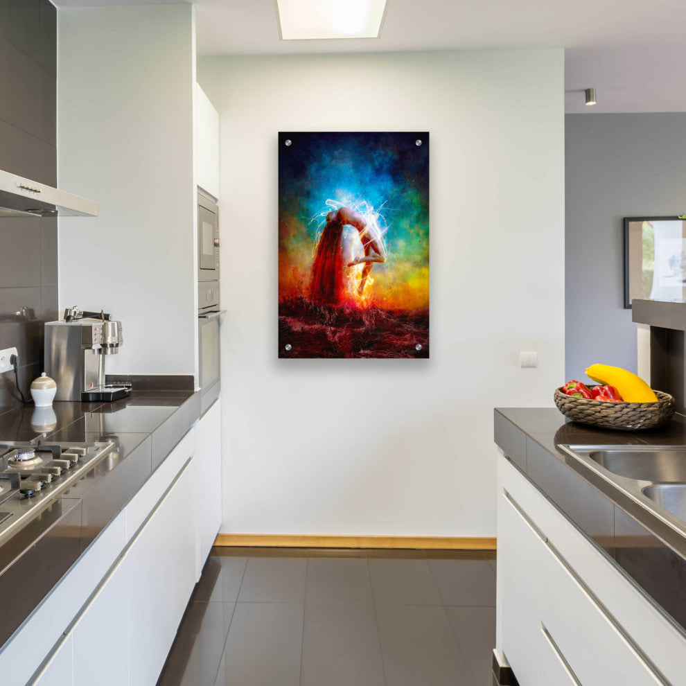 Epic Art 'Electricity' by Mario Sanchez Nevado, Acrylic Glass Wall Art, 24"x36"