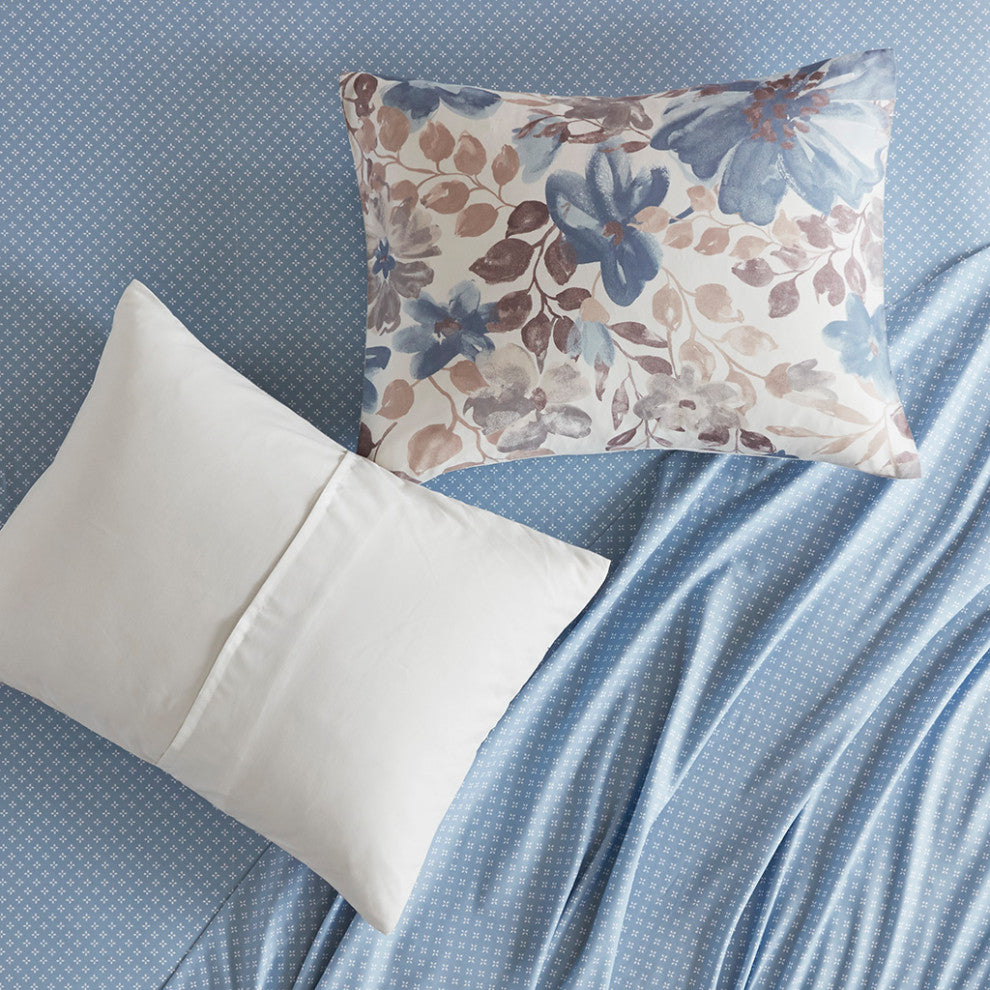 Madison Park Essentials Luna Floral Comforter Set With Bed Sheets