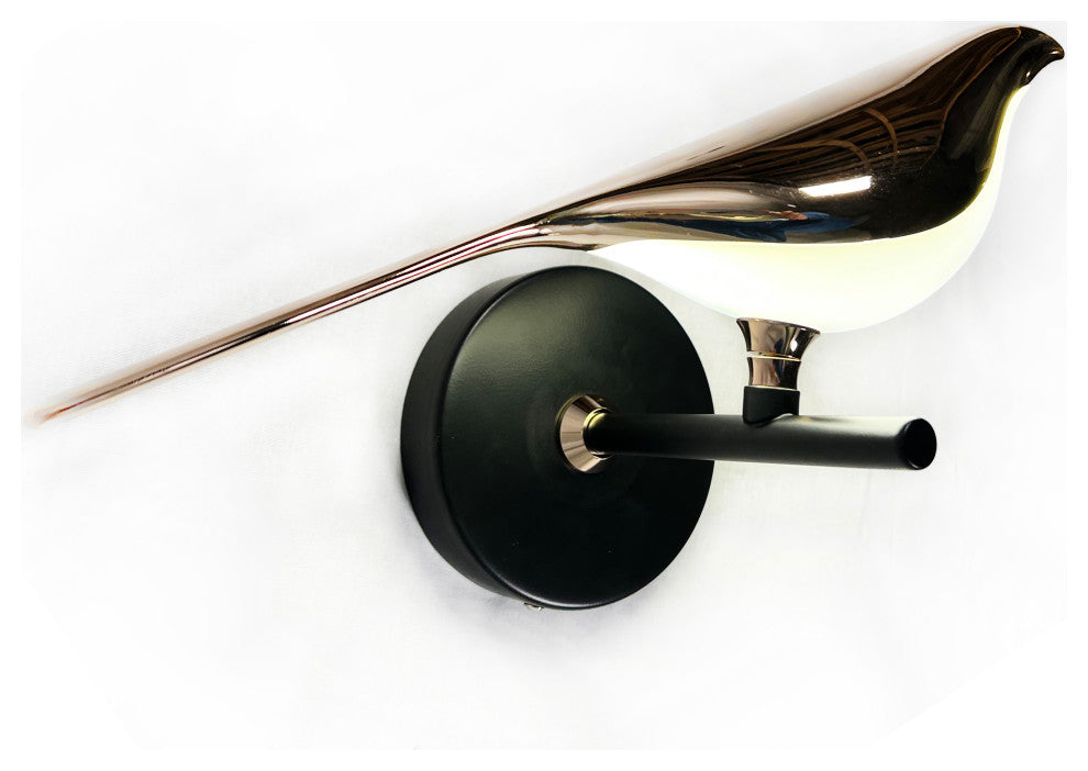 Toh 10-Watt Integrated LED Gold Wall Sonce