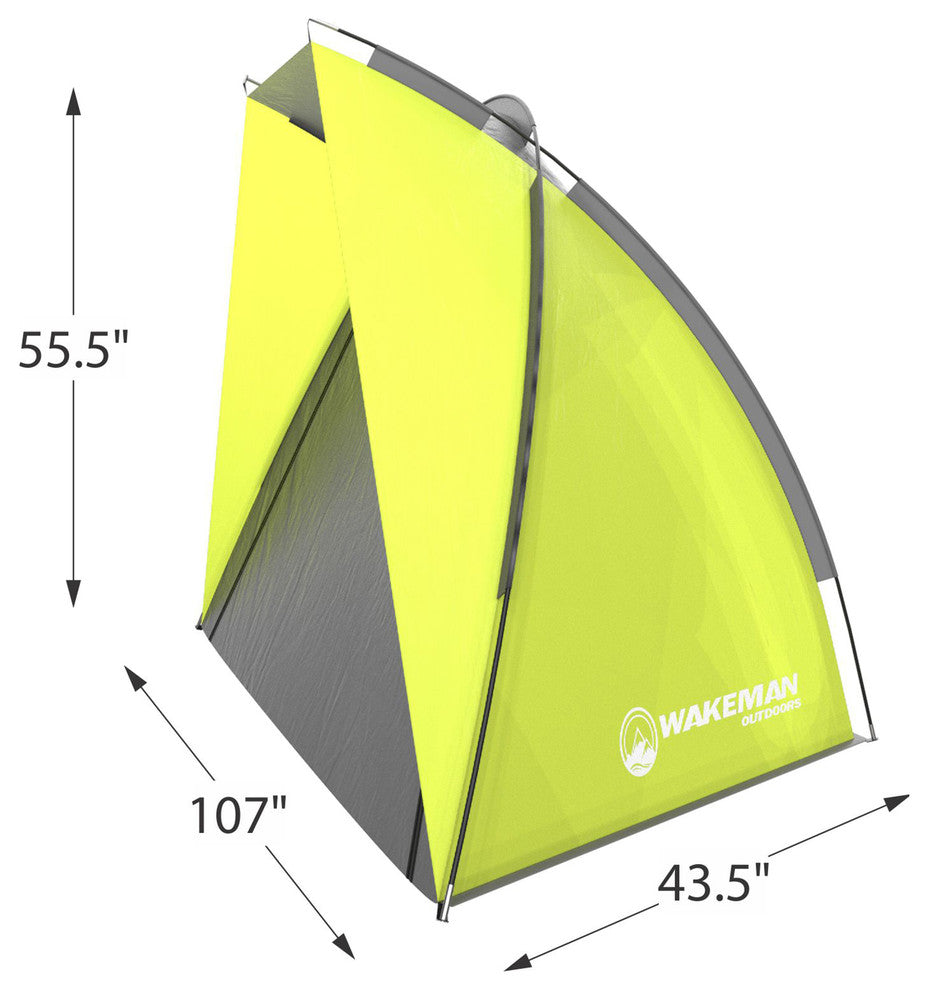 Green Beach Tent, Sun Shelter for Shade with UV Protection By Wakeman Outdoors