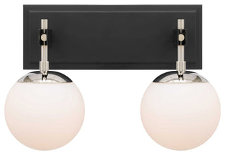 Allie 2-Lt Bath - Black/Polished Nickel