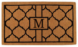 Pantera Monogram Doormat, Extra-Thick 18"x30", Letter M